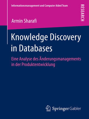 cover image of Knowledge Discovery in Databases